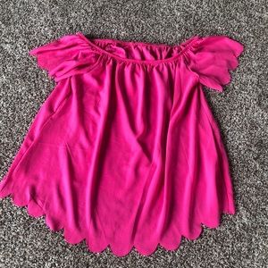 Bright pink women’s shirt